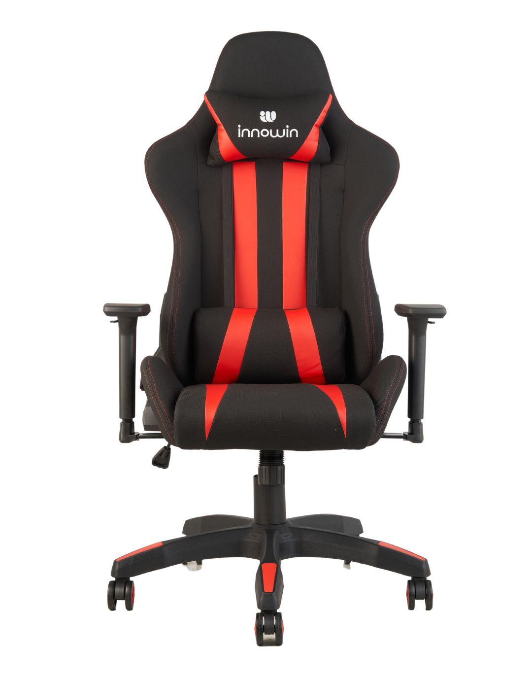 Defender Gaming Chair - Defenderblackredfront in Mumbai by Woodware