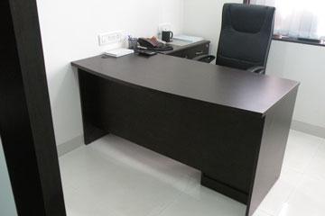 Executive Tables Panel series Custom designed - OT3-R-PF-wenge-forweb in Mumbai by Woodware