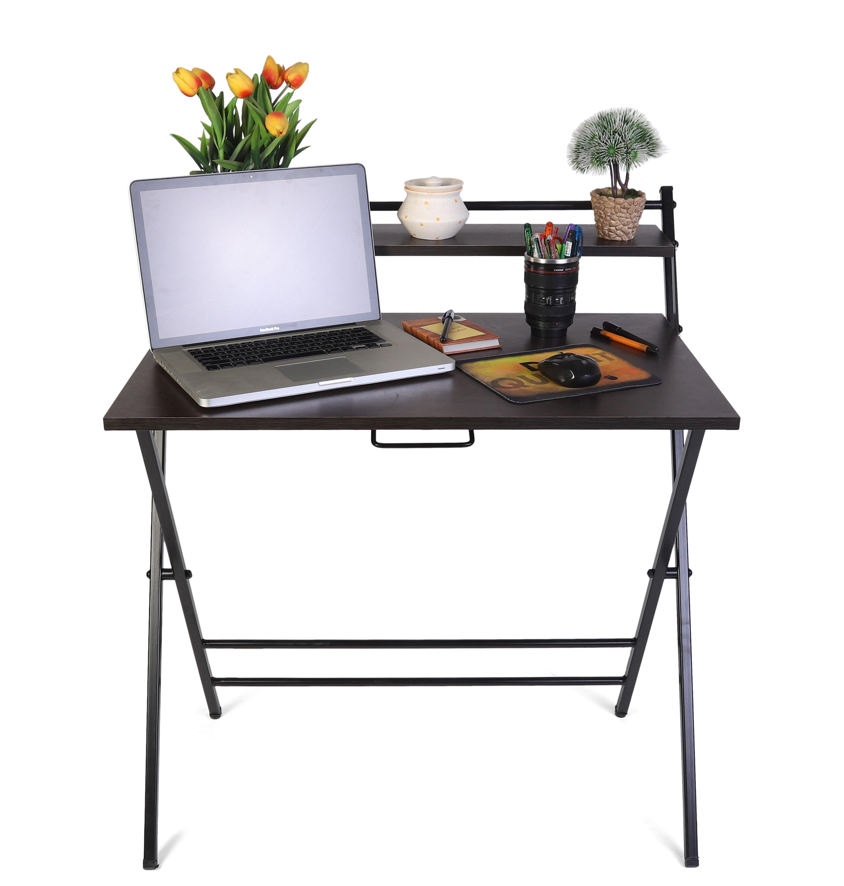 Futura Foldable Desk Standard (Dark Brown) - Futura-wenge-17 in Mumbai by Woodware